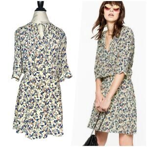 Zadig & Voltaire | Women | Remus Floral Skull Silk Crepe De Chine Dress | Small